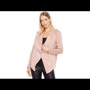 BBDAKOTA Rose Taupe WADE Drape Front Faux SuedeJkt